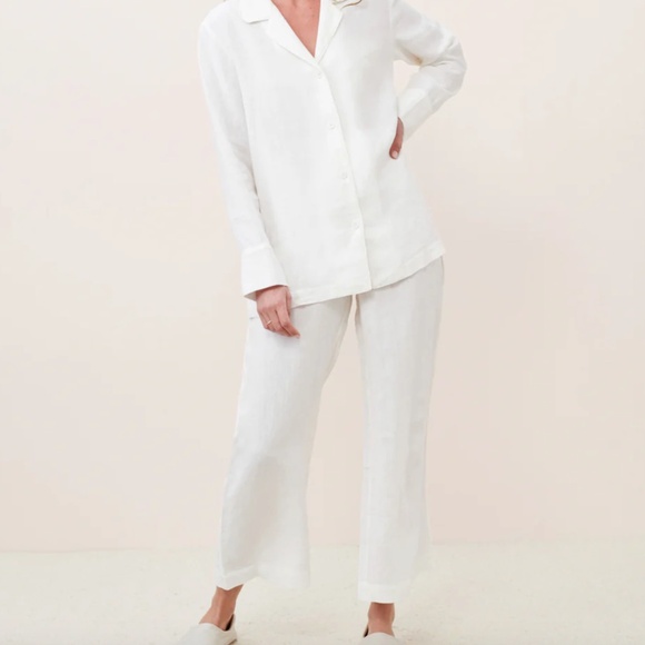 NWT Jenni Kayne Breeze Pajama Bottom (Ivory) - Picture 1 of 3